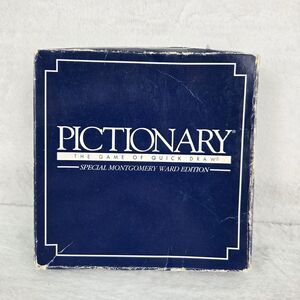 Vintage 1992 Travel Pictionary Special Montgomery Ward Edition Complete Open Box